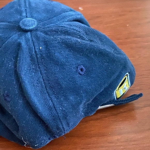 Solid Blue Dressed Hat - Picture 2 of 2